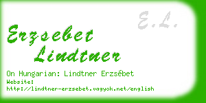 erzsebet lindtner business card