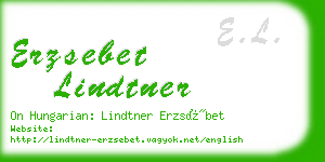 erzsebet lindtner business card